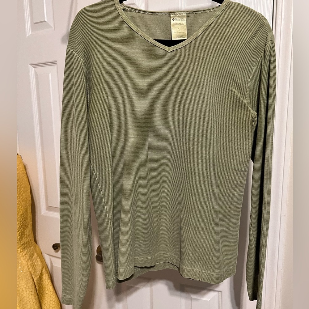 Sage green long sleeve shirt